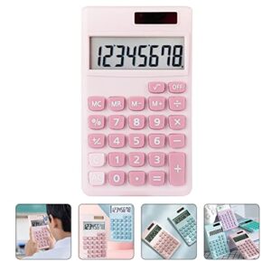 NUOBESTY Adorable Students Calculator Portable Financial Calculator Office Supplies