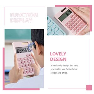 NUOBESTY Adorable Students Calculator Portable Financial Calculator Office Supplies