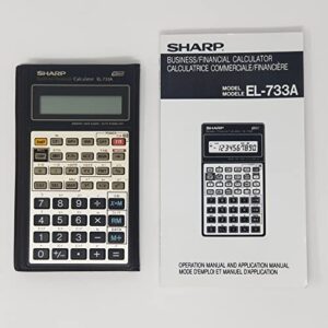 sharp el733a scientific financial and graphing calculator