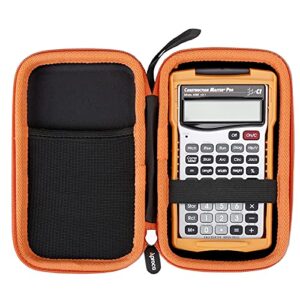 aproca hard storage travel case, for calculated industries 4080 4065 construction master pro calculator