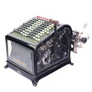 amdsoc hand crank mechanical calculator – antique large cash register – can be used normally – 355550cm