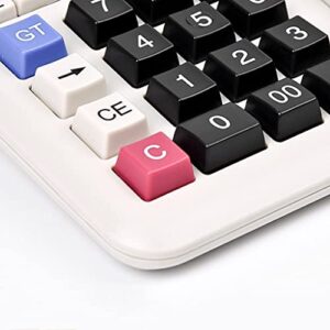 Desktop Calculator Standard Function Desktop Calculators Basic Financial Calculator Solar Powered Accounting Calculator 12 Digit LCD Display Calculators