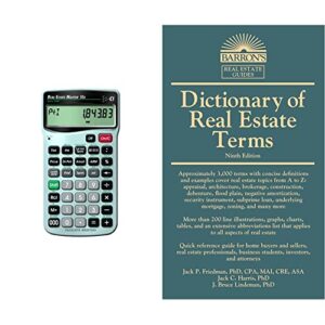 calculated industries 3405 real estate master iiix residential real estate finance calculator & dictionary of real estate terms (barron’s business dictionaries)
