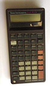 texas instruments baii plus advanced business analyst financial calculator