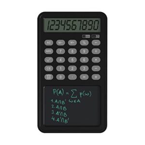 xwwdp multifunctional calculator business office portable lcd handwriting tablet calculator 12 digit display financial calculator (color : a, size : one size)