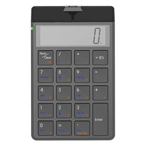 mjwdp calculator keypad usb charging financial accounting keyboard 12-digit display keyboard calculator dual-use (color : onecolor, size