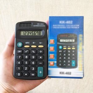 SDFGH 8 Digit Portable Calculator Large Buttons Financial Business Accounting Tool for Office School