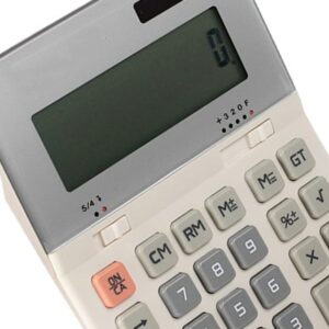 SDFGH Calculator Classic Durable Financial Accounting Money Large Dual Power Large Screen Large Buttons Desktop Solar