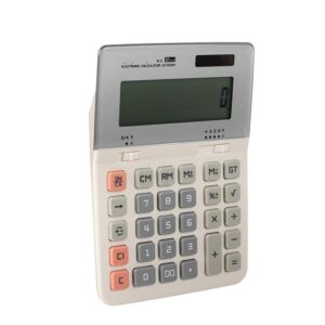 SDFGH Calculator Classic Durable Financial Accounting Money Large Dual Power Large Screen Large Buttons Desktop Solar