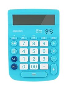 desktop calculator multifunction voice calculator 12 digit large lcd display calculator for student financial accounting desktop calculator calculators (color : e)
