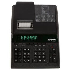 monroe ultimatex executive printing calculator with edit and reprint capabilities