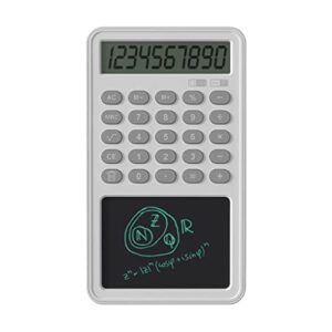 multifunctional calculator business office portable lcd handwriting tablet calculator 12 digit display financial calculator (color : b, size : one size)