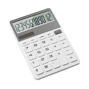 xwwdp fashion calculator 12-bit large screen personality large calculator solar financial accounting office special calculator (color : b, size : one size)