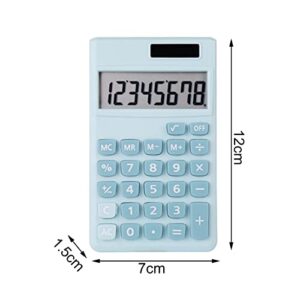 OCUhome 8-Digit Scientific Calculator, Candy-Color Portable Handheld Small Calculator for Student,Battery and Solar Hybrid Powered LCD Display Electronic Desktop Calculators for Home,Office,Classroom