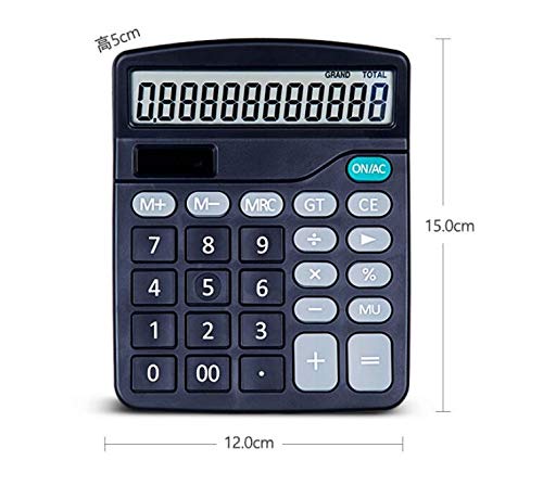 Computer Financial Electronic Office Calculator Office Functions Desktop Office & Stationery Home Office Decor (Black, One Size)