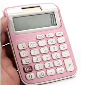mjwdp 10 digit desk calculator financial business accounting tool mini cute portable small office supplies