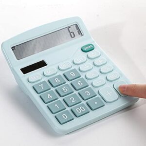 MJWDP Calculator 12 Digits Electronic LCD Large Screen Desktop Calculators Home Office School Calculators Financial Accounting Tools (Color : D)