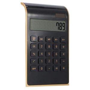 kadimendium business calculator, desk financial office 10 digits calculator financial calculator lcd display basic mathematics calculations(black)