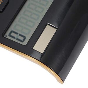 Plastic Financial Calculator Solar Calculator 10 Digits for Office Home(Black)