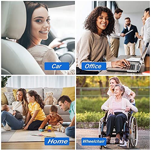 Gel Seat Cushion, Cooling seat Cushion Thick Big Breathable Honeycomb Design Absorbs Pressure Points Seat Cushion with Non-Slip Cover Gel Cushion for Office Chair Home Car seat Cushion for Wheelchair