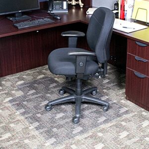 Dimex Low Pile Carpet Office Mat Chair Mat, 36" x 48" (C511003G), Assorted Colors