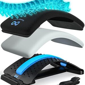 Back Stretcher for Lower Back Pain Relief - Get Spine Decompression & Back Decompression with This Adjustable Back Stretching Device - The Ultimate Back Pain Relief Products - Everlasting Comfort