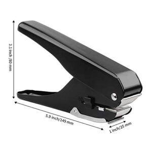 MyLifeUNIT Slot Puncher, Badge Hole Punch for Id Card, PVC Slot and Paper, Heavy-Duty Hole Punch for Pro Use