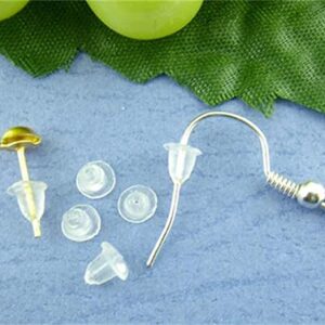 Earring Backs,Back Earrings Earring Backings Earring Backs Rubber Earring Backs Replacements Back Earrings for Women (100)