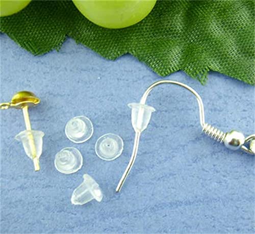 Earring Backs,Back Earrings Earring Backings Earring Backs Rubber Earring Backs Replacements Back Earrings for Women (100)