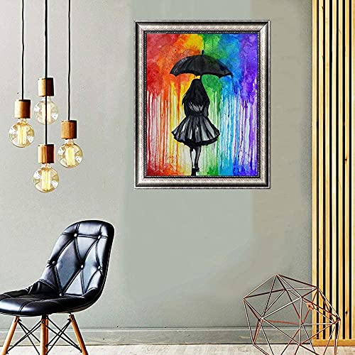 Diamond Painting Kits, Ukontagood 5D Drill Jewel Paint by Numbers for Adults and Kids with Diamond Art Painting Kits, Perfect for Home Decoration and Room Wall Decor (12x16inch)