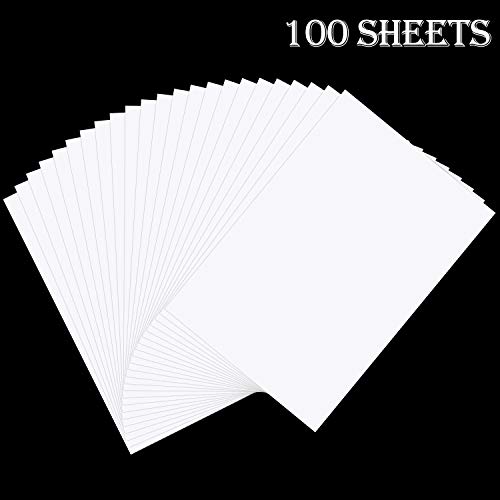 100 Pieces Diamond Painting Release Paper Double-Sided Release Paper Non-Stick Diamond Painting Cover Replacement Paper, 5.9 x 3.9 Inch