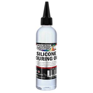 u.s. art supply silicone pouring oil – 6-ounce – 100% silicone for dramatic cell creation in acrylic paint