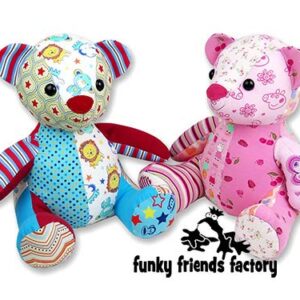 Funky Friends Factory Melody Memory Bear Sewing Pattern