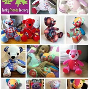 Funky Friends Factory Melody Memory Bear Sewing Pattern