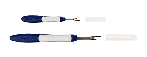 SINGER Comfort Grip Seam Ripper, Blue/White 2 Piece