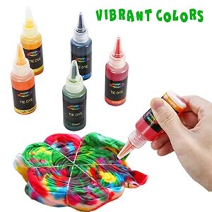 Mosaiz Tie Dye Kit of 26 Colors, Spray Tie Dye for Creative Activities and DIY for Kids and Adults, Fabric Dyeing Set, Fun Summer Activity Outdoor