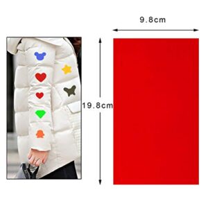 15Pcs Nylon Repair Patches, Self-Adhesive and Waterproof, Lightweight Repair Patches for Clothing Down Jacket Repair Holes Tearing(20x 10 cm)