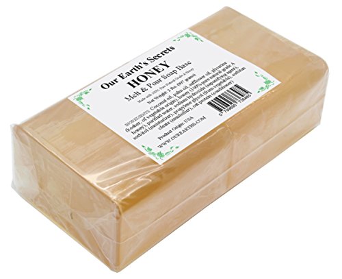 Our Earth's Secrets Honey - 2 Pound Melt and Pour Soap Base