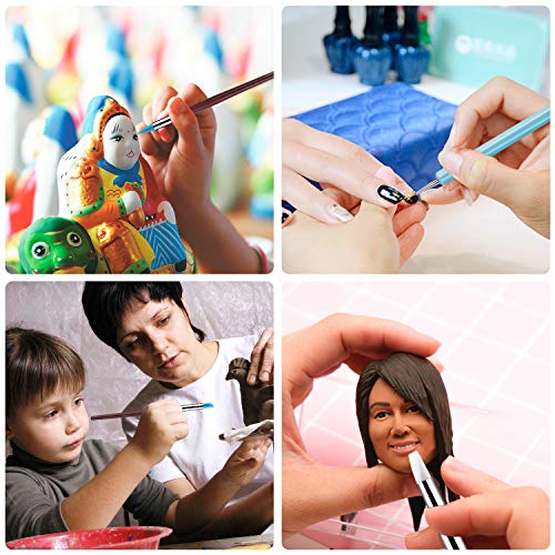 10Pcs Silicone Clay Sculpting Tool, Modeling Dotting Tool& Pottery Craft use for DIY Handicraft