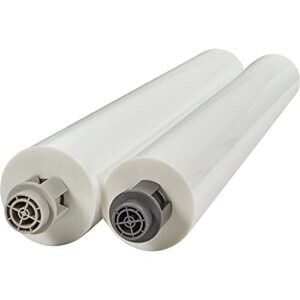 gbc thermal laminating film, rolls, nap i, ultima 65 ez load, 1.5 mil, 25″ x 500′, 2 pack (3000004ez)