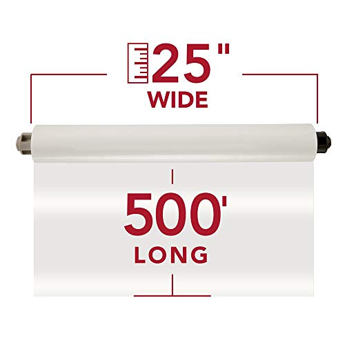 GBC Thermal Laminating Film, Rolls, Nap I, Ultima 65 EZ Load, 1.5 Mil, 25" x 500', 2 Pack (3000004EZ)