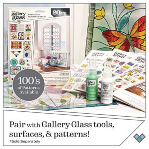 Gallery Glass Jewel Tones PROMOGGJL22 Stained Kit, 8 Piece Glass Paint Set for DIY Arts and Crafts, Perfect for Beginners and Artists