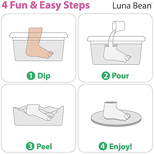 Luna Bean Deluxe Baby Keepsake Hand Casting Kit - Plaster Hand Mold Casting Kit for Infant Hand & Foot Mold - Baby Casting Kit for First Birthday, Christmas & Newborn Gifts - (Clear Sealant - Matte)