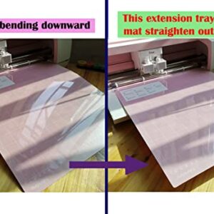 Extension Tray Compatible with Cricut Maker3 Maker,Extender Tray Compatible with Cricut Mat,Cutting Mat Extender Support For Maker3 Maker Series (Not Compatible with Air Series) (White)