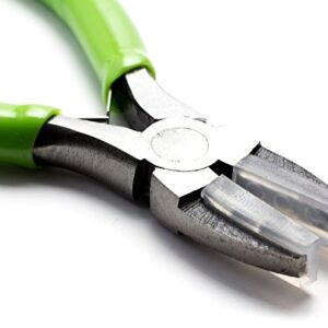 4469 Cousin Nylon Jaw Craft and Jewelry Pliers Green 5 1/2" 1