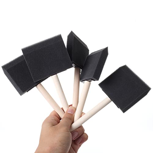 Bates- Foam Paint Brushes, 3 Inch, 12 pcs, Foam Brush, Sponge Brush, Sponge Brushes for Painting, Sponge Paint Brush, Foam Brushes for Staining, Paint Sponges, Sponge Paint Brushes for Painting.