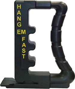 hang em fast easy joist hanging tool – hang man tool – 2×4 2×6 2×8 2×10 2×12 metal joist hanger – light weight durable ergonomic design