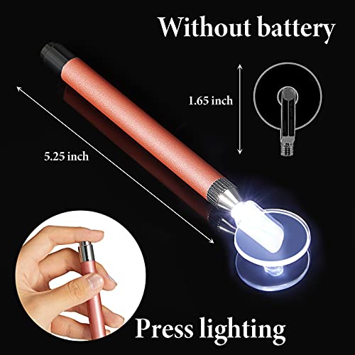 6 Pieces LED Diamond Painting Pen Wheel Set with Tape Light Point Drill Pens Fast and Efficient Diamond Painting Supplies for Different Size Jewelry Art DIY 5D Diamond Painting Nail Arts