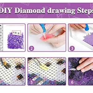 Diamond Painting Kits, DIY 5D Full Drill Art Perfect for Relaxation and Home Wall Decor (Halloween, 12x16inch)