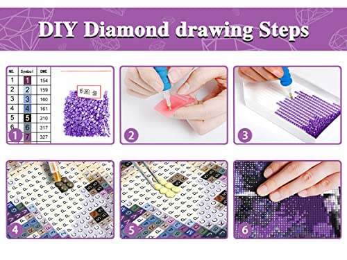 Diamond Painting Kits, DIY 5D Full Drill Art Perfect for Relaxation and Home Wall Decor (Halloween, 12x16inch)